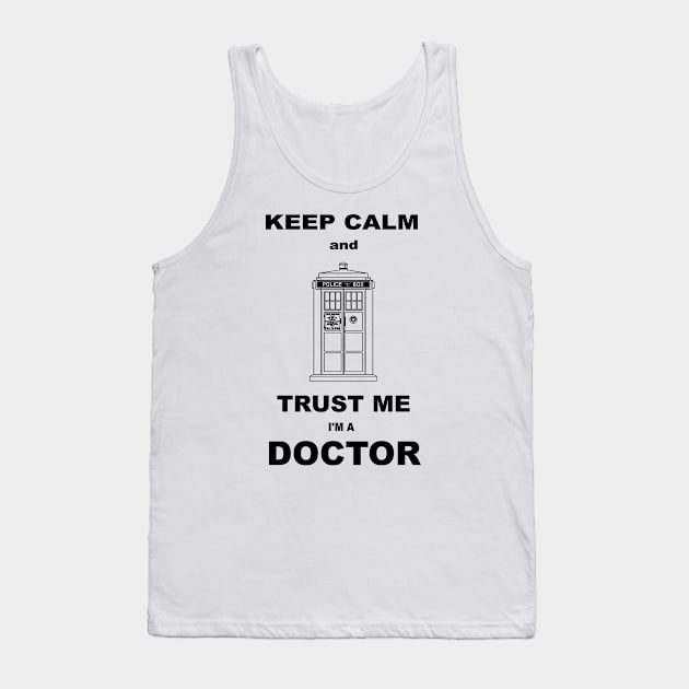 TARDIS Tank Top by TaBuR